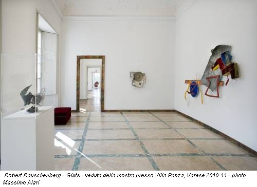 Robert Rauschenberg - Gluts - veduta della mostra presso Villa Panza, Varese 2010-11 - photo Massimo Alari