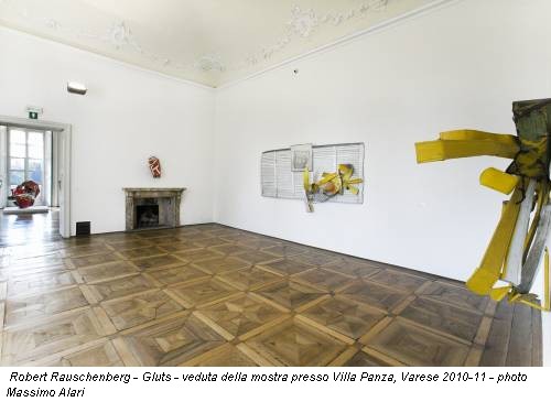 Robert Rauschenberg - Gluts - veduta della mostra presso Villa Panza, Varese 2010-11 - photo Massimo Alari