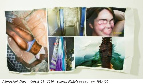 Alterazioni Video - Violent_01 - 2010 - stampa digitale su pvc - cm 192x105