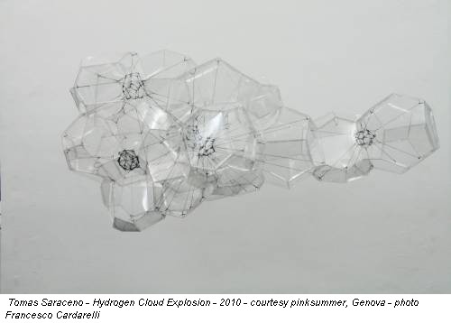 Tomas Saraceno - Hydrogen Cloud Explosion - 2010 - courtesy pinksummer, Genova - photo Francesco Cardarelli
