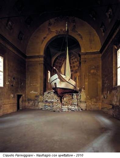 Claudio Parmiggiani - Naufragio con spettatore - 2010