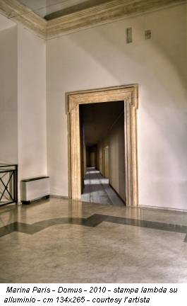 Marina Paris - Domus - 2010 - stampa lambda su alluminio - cm 134x265 - courtesy l’artista