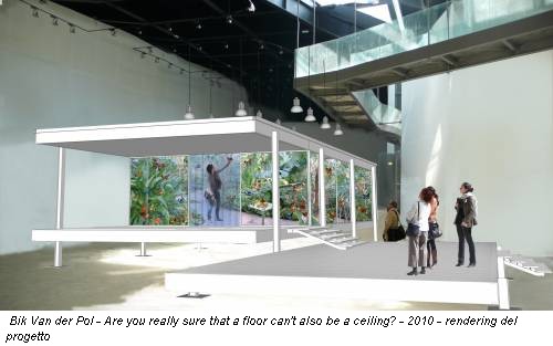 Bik Van der Pol - Are you really sure that a floor can't also be a ceiling? - 2010 - rendering del progetto