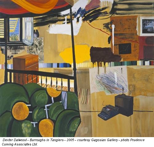 Dexter Dalwood - Burroughs in Tangiers - 2005 - courtesy Gagosian Gallery - photo Prudence Cuming Associates Ltd.