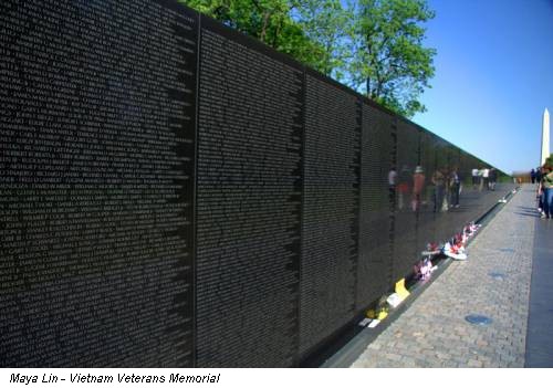 Maya Lin - Vietnam Veterans Memorial