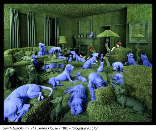 Sandy Skoglund - The Green House - 1990 - fotografia a colori