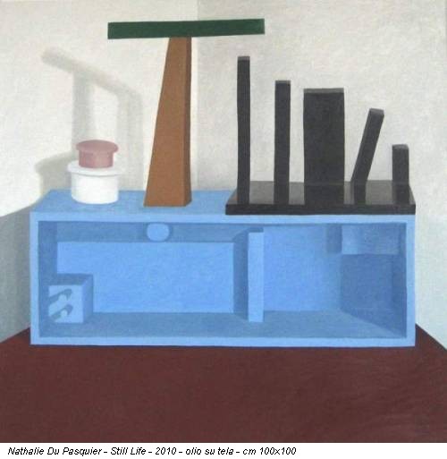 Nathalie Du Pasquier - Still Life - 2010 - olio su tela - cm 100x100