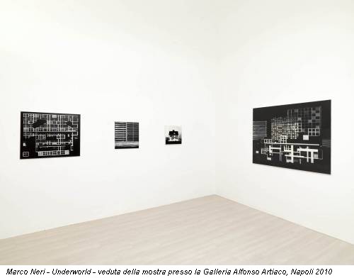 Marco Neri - Underworld - veduta della mostra presso la Galleria Alfonso Artiaco, Napoli 2010