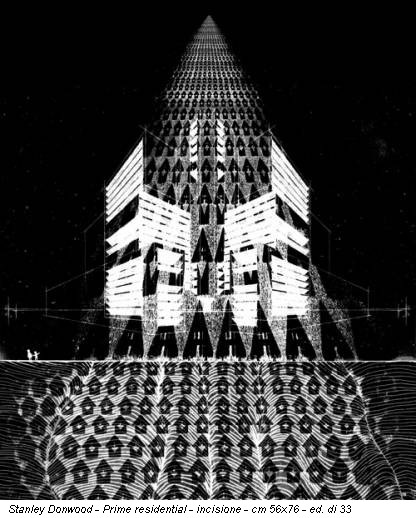Stanley Donwood - Prime residential - incisione - cm 56x76 - ed. di 33