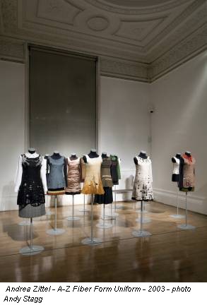 Andrea Zittel - A-Z Fiber Form Uniform - 2003 - photo Andy Stagg