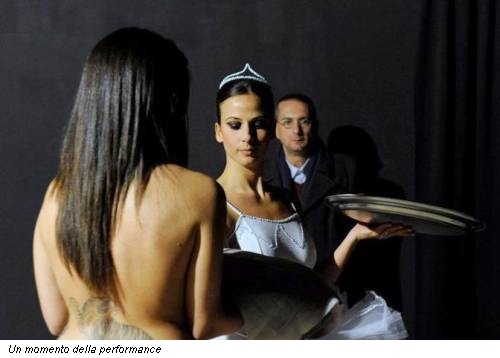 Un momento della performance