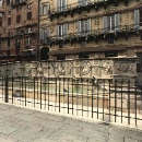 SIENA | Permanent exposition | Fonte Gaia under restoration | Museum of Santa Maria della Scala |