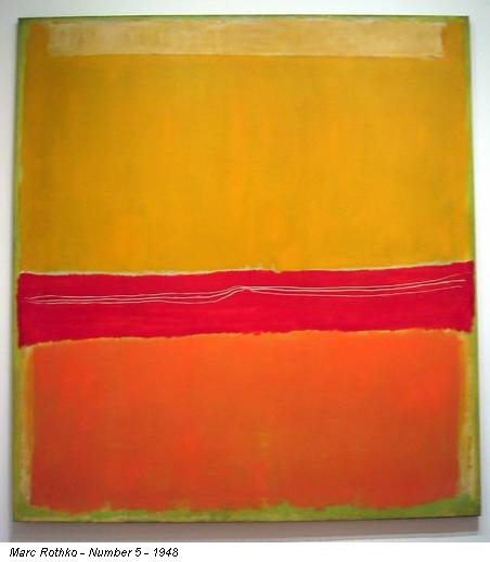 Marc Rothko - Number 5 - 1948