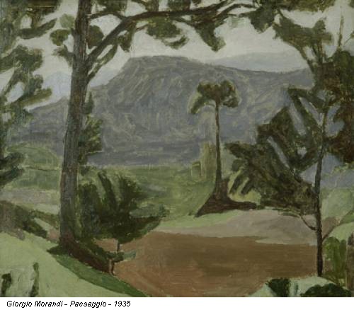 Giorgio Morandi - Paesaggio - 1935