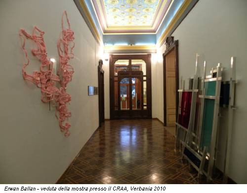 Erwan Ballan - veduta della mostra presso il CRAA, Verbania 2010