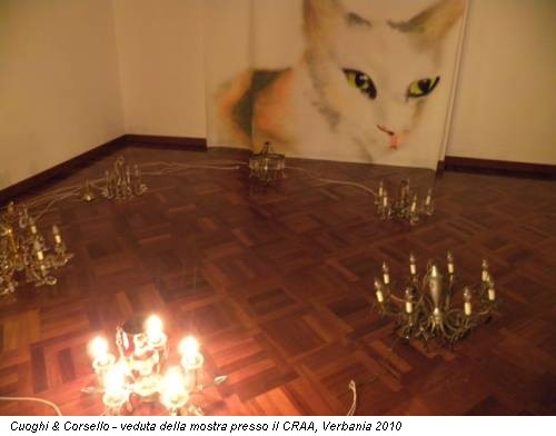 Cuoghi & Corsello - veduta della mostra presso il CRAA, Verbania 2010