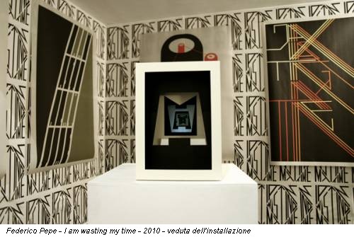 Federico Pepe - I am wasting my time - 2010 - veduta dell'installazione