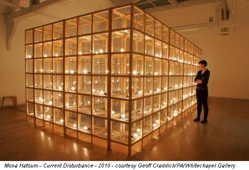 Mona Hatoum - Current Disturbance - 2010 - courtesy Geoff Craddick/PA/Whitechapel Gallery