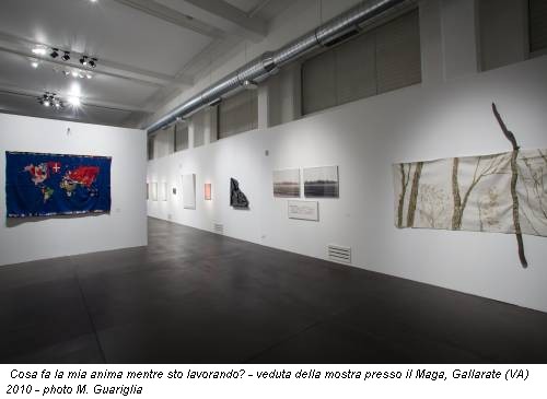 Cosa fa la mia anima mentre sto lavorando? - veduta della mostra presso il Maga, Gallarate (VA) 2010 - photo M. Guariglia