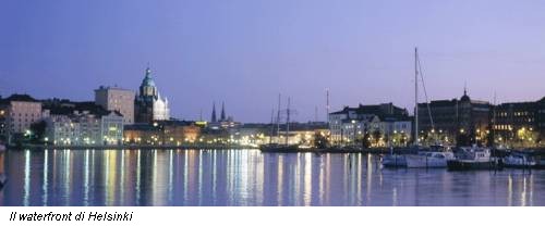 Il waterfront di Helsinki
