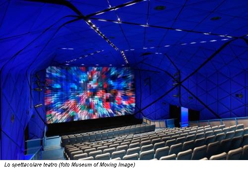 Lo spettacolare teatro (foto Museum of Moving Image)