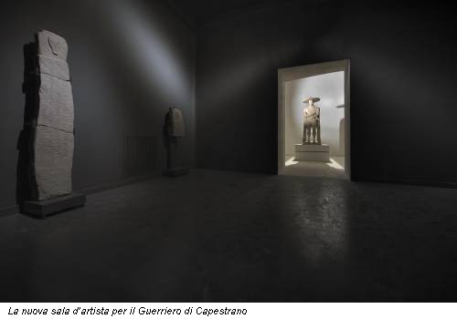 La nuova sala d’artista per il Guerriero di Capestrano