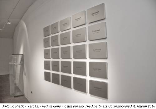 Antonio Riello - Tarokki - veduta della mostra presso The Apartment Contemporary Art, Napoli 2010