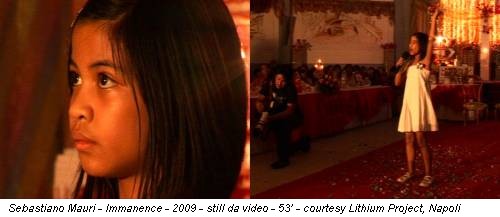 Sebastiano Mauri - Immanence - 2009 - still da video - 53’ - courtesy Lithium Project, Napoli