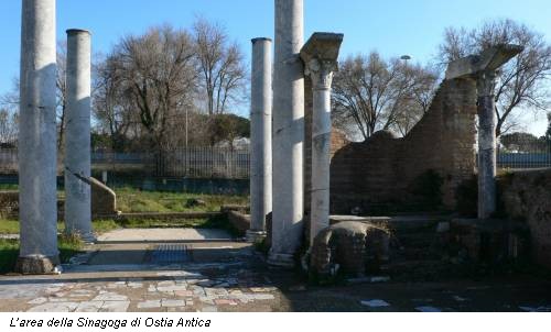 L’area della Sinagoga di Ostia Antica