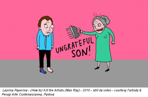 Laurina Paperina - (How to) Kill the Artists (Man Ray) - 2010 - still da video - courtesy l’artista & Perugi Arte Contemporanea, Padova