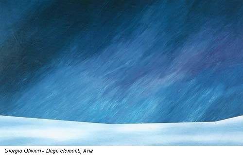 Giorgio Olivieri - Degli elementi, Aria