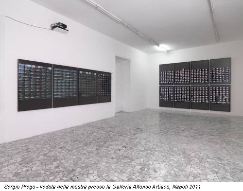 Sergio Prego - veduta della mostra presso la Galleria Alfonso Artiaco, Napoli 2011