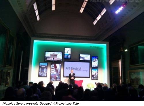 Nicholas Serota presenta Google Art Project alla Tate