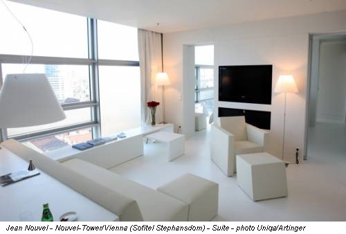 Jean Nouvel - Nouvel-Tower/Vienna (Sofitel Stephansdom) - Suite - photo Uniqa/Artinger