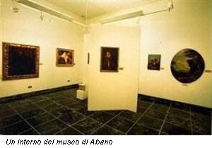 Un interno del museo di Abano
