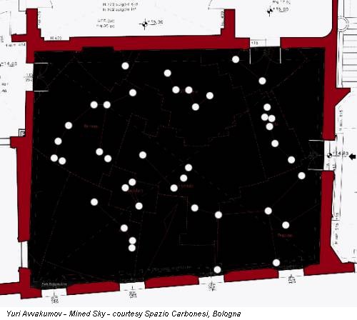 Yuri Avvakumov - Mined Sky - courtesy Spazio Carbonesi, Bologna