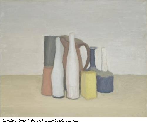 La Natura Morta di Giorgio Morandi battuta a Londra