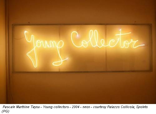 Pascale Marthine Tayou - Young collectors - 2004 - neon - courtesy Palazzo Collicola, Spoleto (PG)