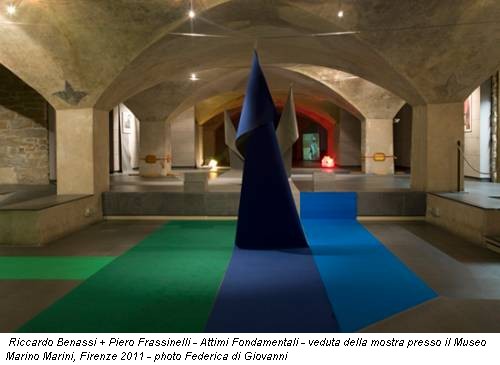 Riccardo Benassi + Piero Frassinelli - Attimi Fondamentali - veduta della mostra presso il Museo Marino Marini, Firenze 2011 - photo Federica di Giovanni