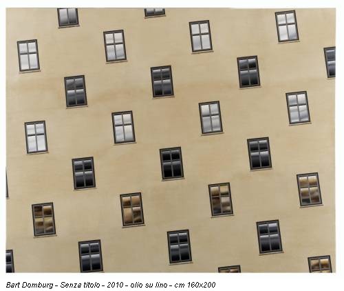 Bart Domburg - Senza titolo - 2010 - olio su lino - cm 160x200