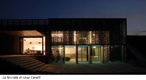 La facciata di casa Cavalli