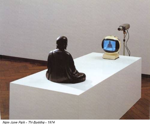 Nam June Paik - TV-Buddha - 1974