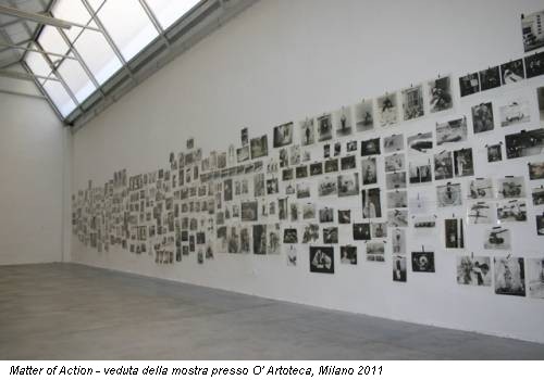 Matter of Action - veduta della mostra presso O' Artoteca, Milano 2011