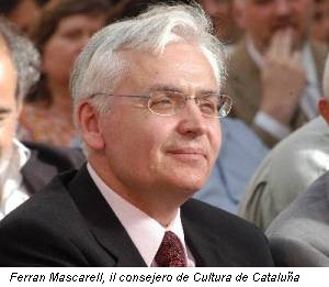 Ferran Mascarell, il consejero de Cultura de Cataluña