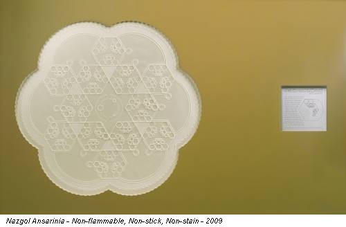 Nazgol Ansarinia - Non-flammable, Non-stick, Non-stain - 2009