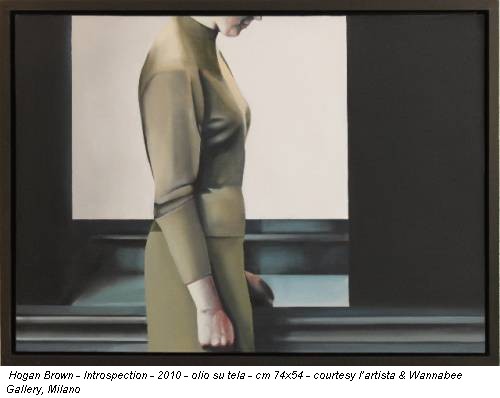 Hogan Brown - Introspection - 2010 - olio su tela - cm 74x54 - courtesy l’artista & Wannabee Gallery, Milano