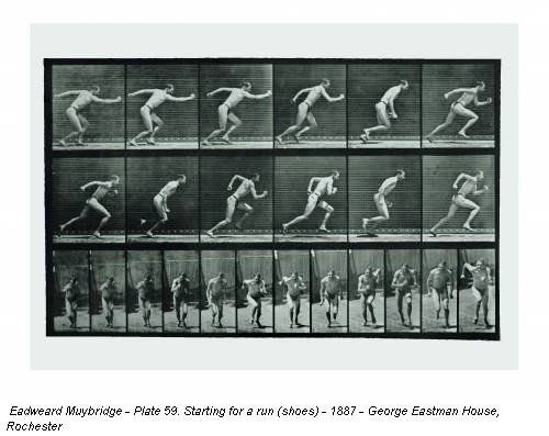 Eadweard Muybridge - Plate 59. Starting for a run (shoes) - 1887 - George Eastman House, Rochester