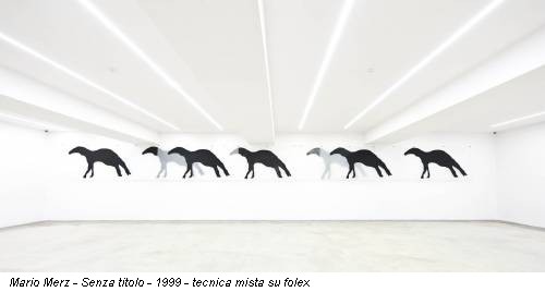 Mario Merz - Senza titolo - 1999 - tecnica mista su folex