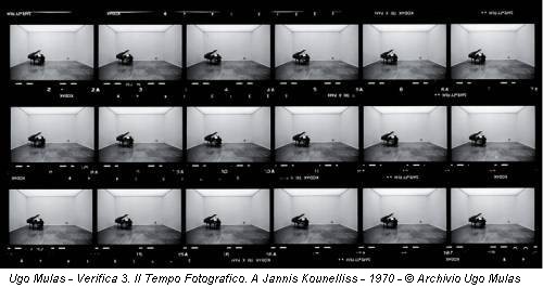 Ugo Mulas - Verifica 3. Il Tempo Fotografico. A Jannis Kounelliss - 1970 - © Archivio Ugo Mulas