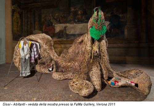 Sissi - Abitanti - veduta della mostra presso la FaMa Gallery, Verona 2011